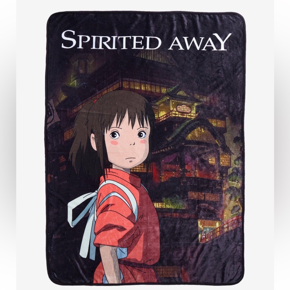 Studio‎ Ghibli Spirited Away Poster Throw Blanket Hot Topic